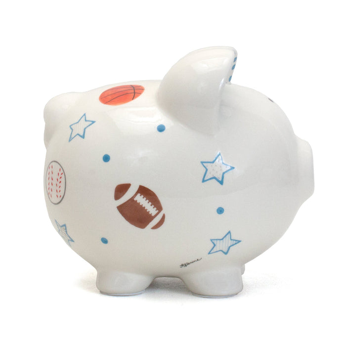 Child To Cherish Sports Paper Star Piggy Bank