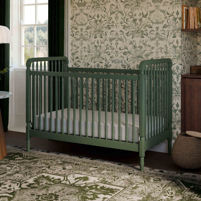 Namesake Liberty 3-in-1 Convertible Spindle Crib with Toddler Bed Conversion Kit