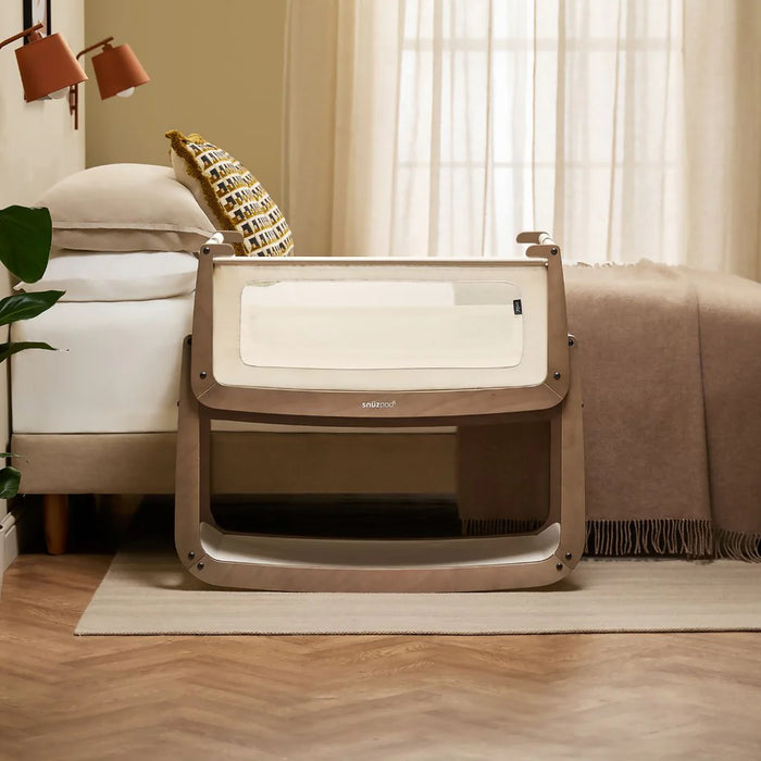 Snuz Pod Bedside Bassinet - Walnut