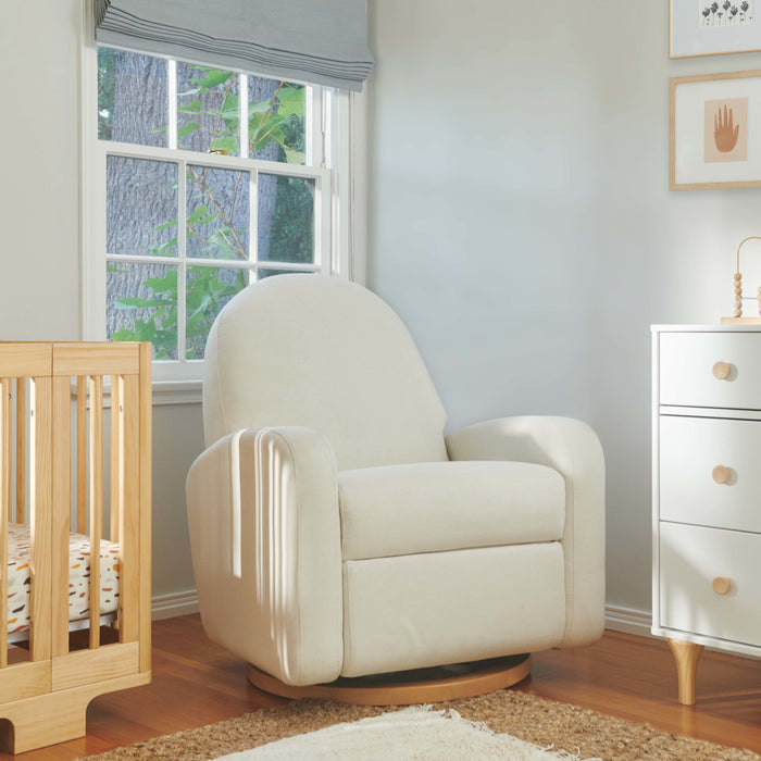 Babyletto Nami Electronic Recliner and Swivel Glider Recliner with USB port