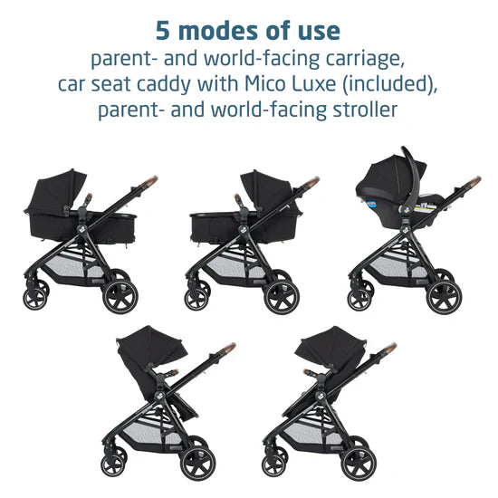 Zelia +LUXE Travel System - Artic Frost