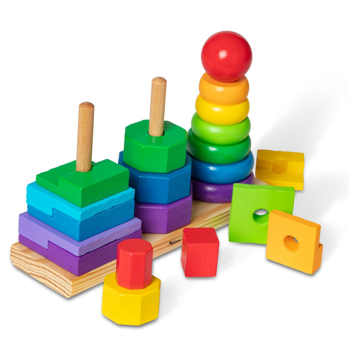 Melissa & Doug Geometric Stacker