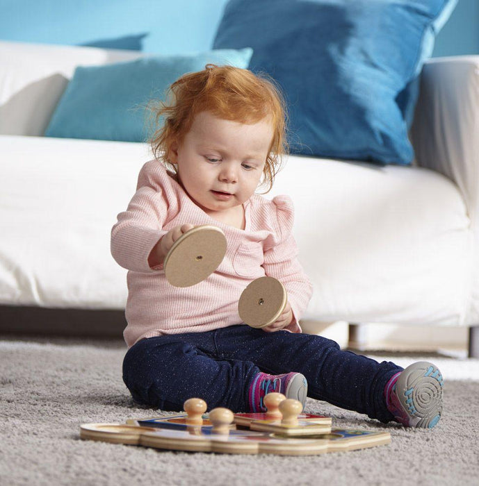 Melissa & Doug Jumbo Knob Puzzle First Shapes