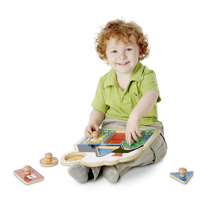 Melissa & Doug Jumbo Knob Puzzle First Shapes