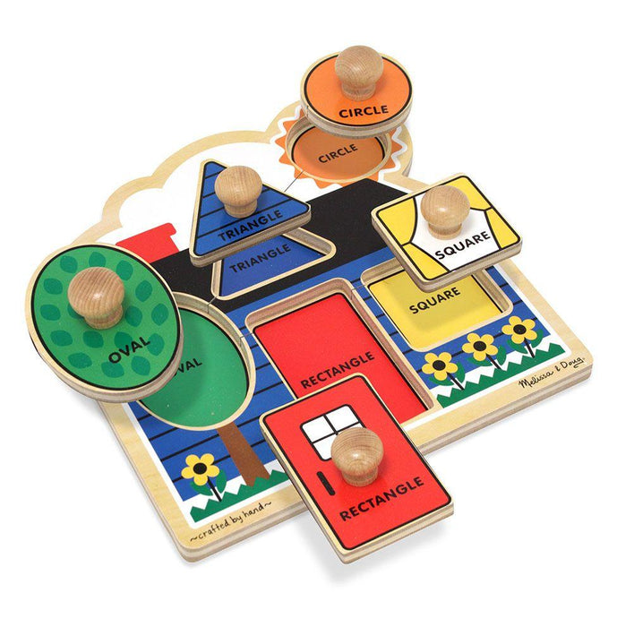 Melissa & Doug Jumbo Knob Puzzle First Shapes
