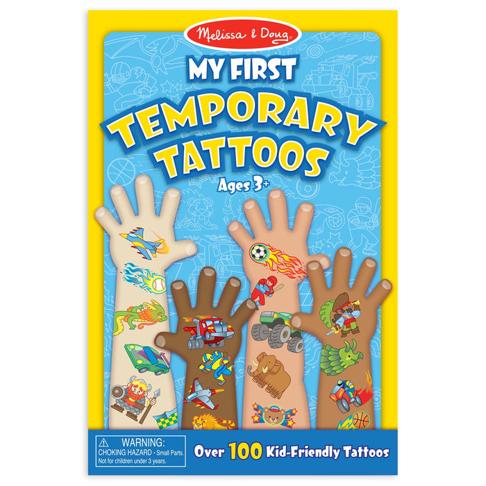 Melissa & Doug My First Temporary Tattoos | Blue