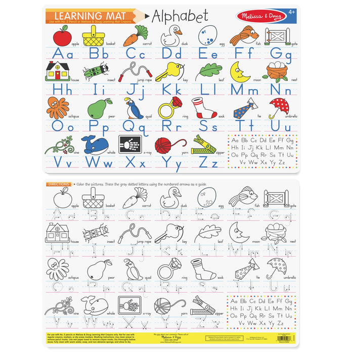 Melissa & Doug Alphabet Learning Mat