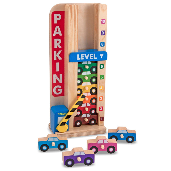 Melissa & Doug Stage & Count Parking Garage