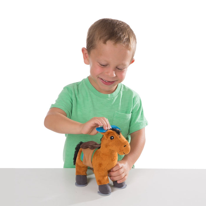 Melissa & Doug Feed & Groom Horse Care Play Set