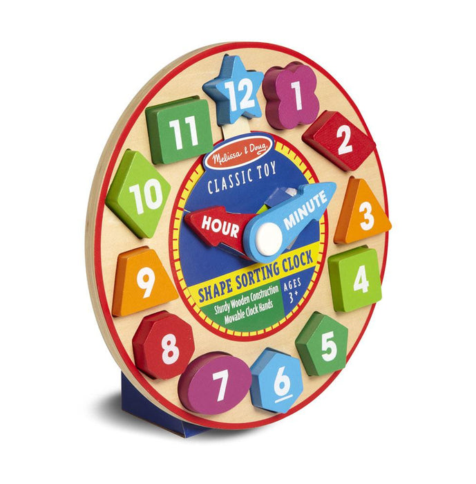 Melissa & Doug Shape Sorting Clock