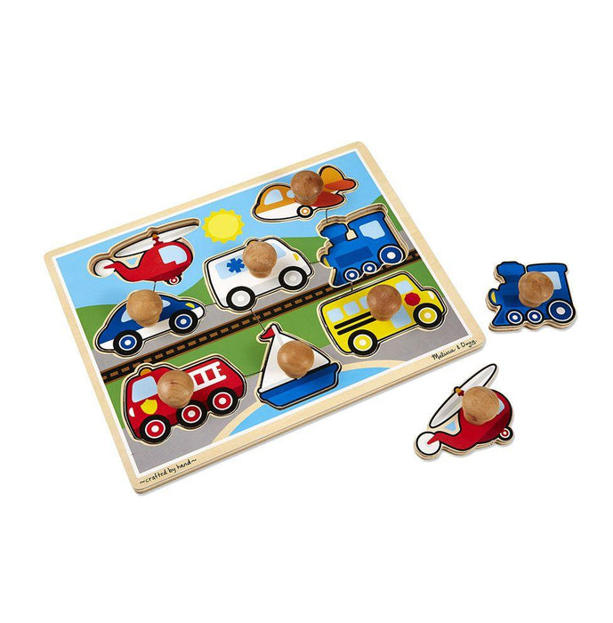 Melissa & Doug Jumbo Knob Puzzle Vehicles