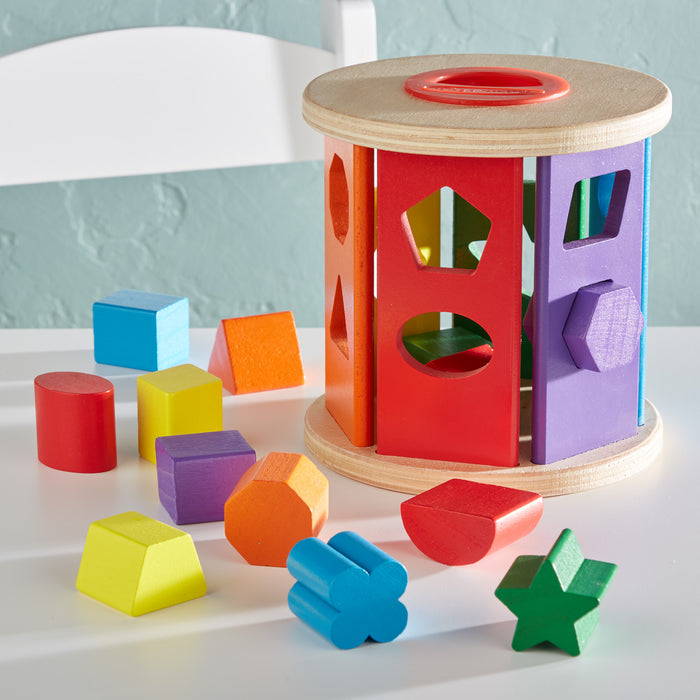 Melissa & Doug Match & Roll Shape Sorter
