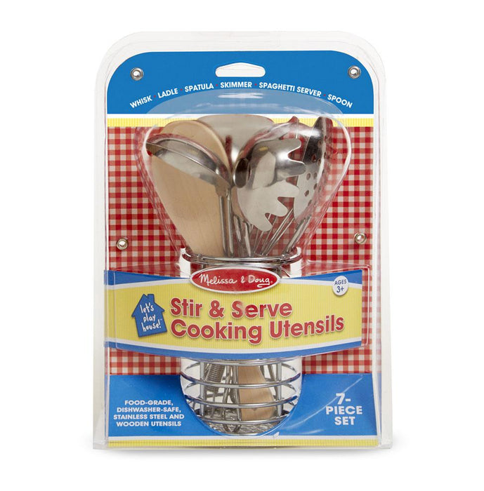 Melissa & Doug Stir & Serve Cooking Utensils