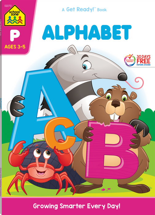 School Zone Alphabet Workbook