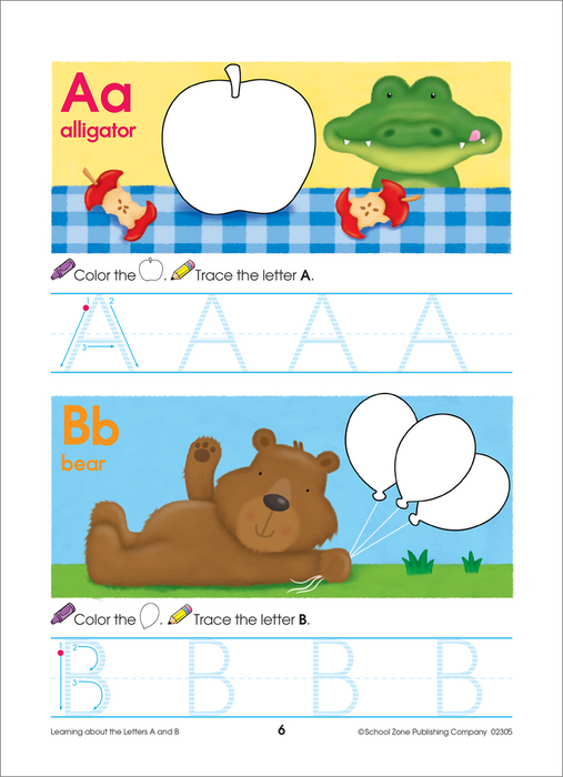 School Zone Preschool Scholar Workbook