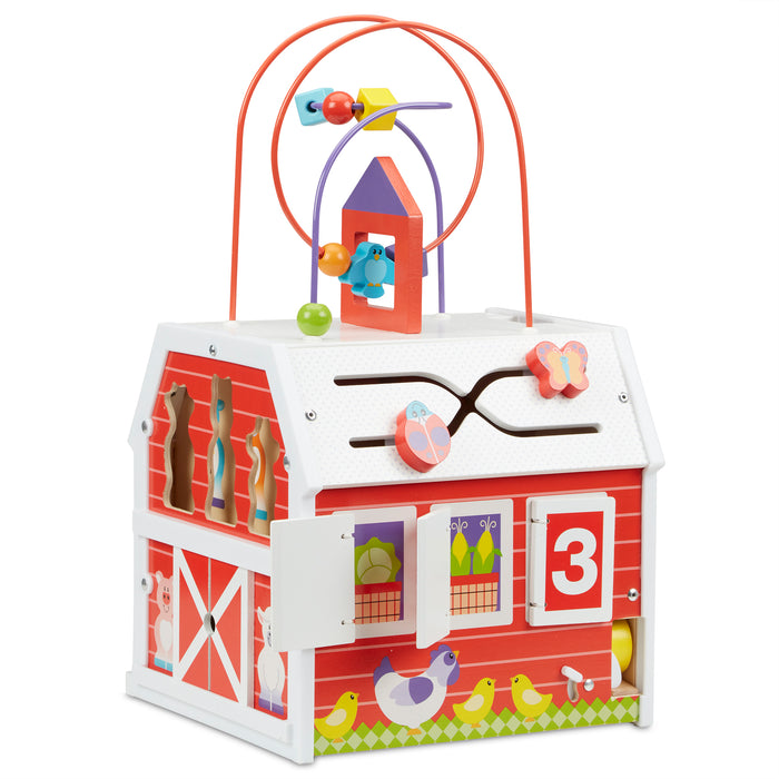 Melissa & Doug First Play Slide, Sort & Roll Activity Barn
