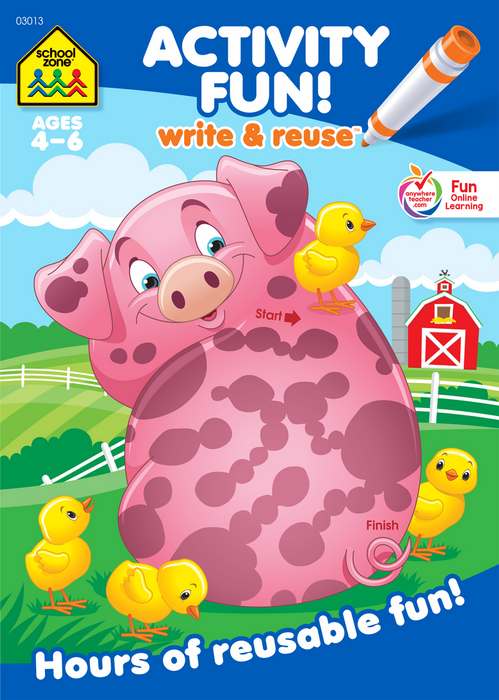 School Zone Activity Fun! Workbook
