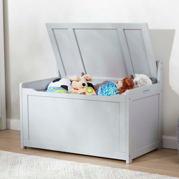 Melissa & Doug Wooden Toy Chest | Gray