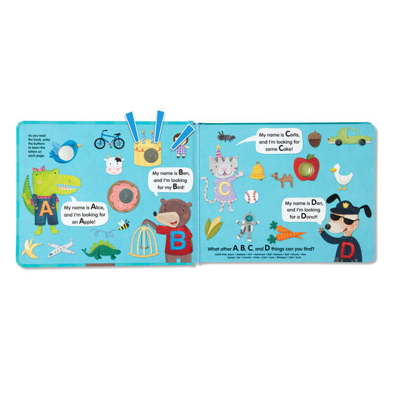 Melissa & Doug Poke-a Dot Book: Alphabet Eye Spy