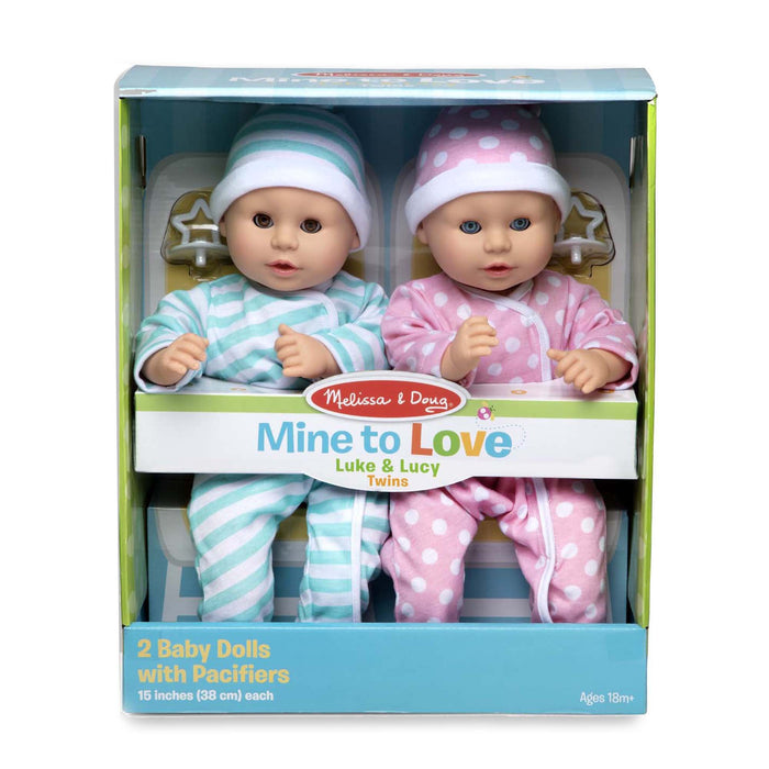 Melissa & Doug Luke & Lucy Twin Dolls