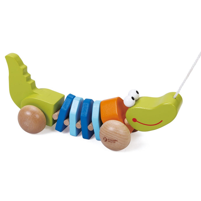 Classic World Toys Pull Crocodile