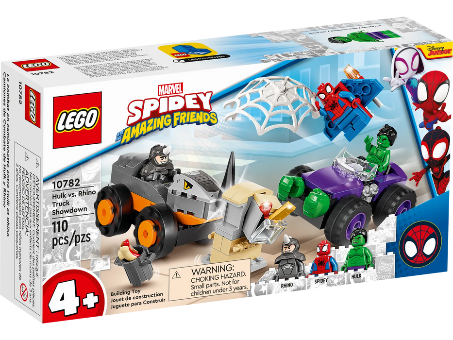 Lego Hulk vs Rhino Truck Showdown
