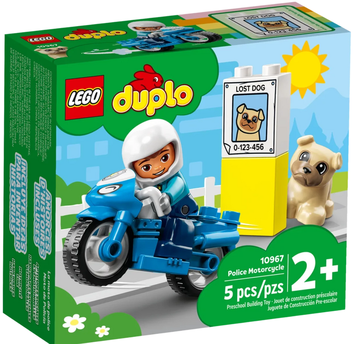 Lego Duplo Police Motorcycle