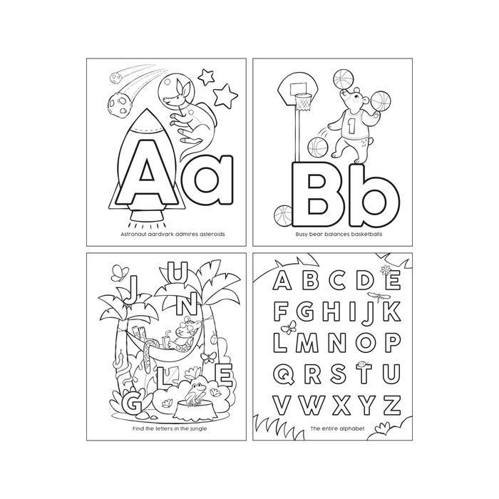 Ooly ABC: Amazing Animals Toddler Coloring Book