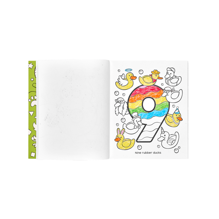 Ooly 123: Shapes + Numbers Toddler Coloring Book