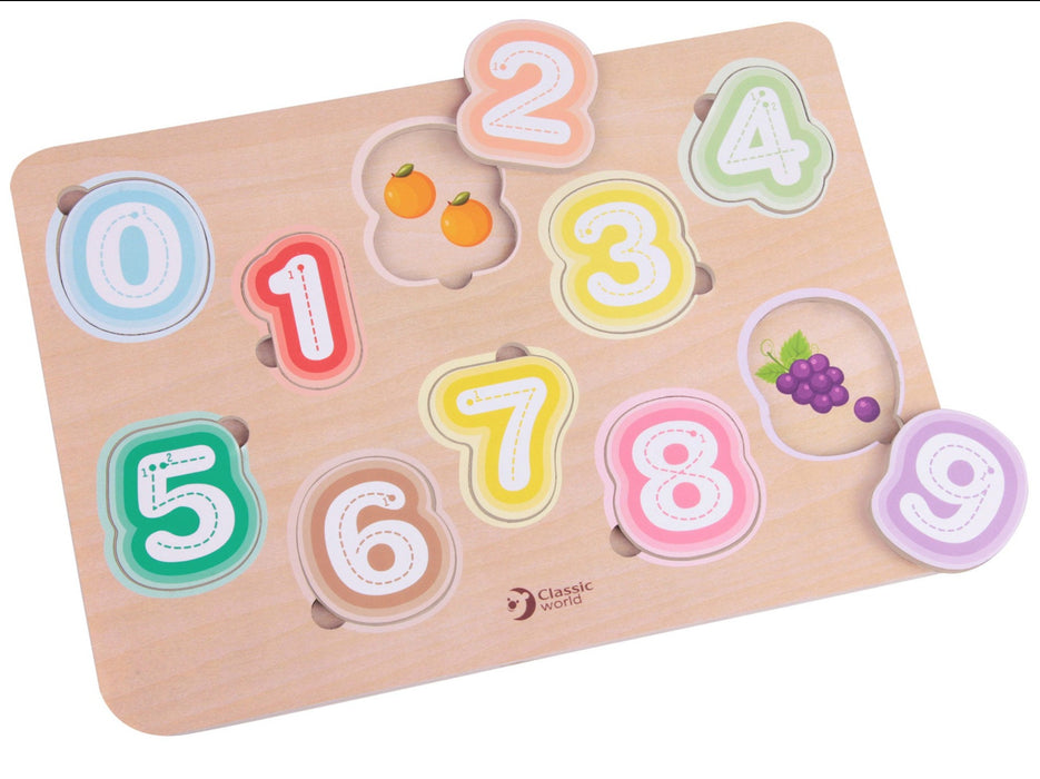 Classic World Toys Number Puzzle