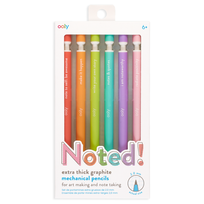Ooly Noted! Graphite Mechanical Pencils - Set of 6