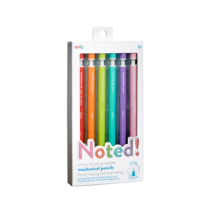 Ooly Noted! Graphite Mechanical Pencils - Set of 6