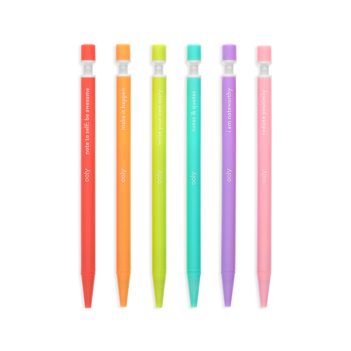 Ooly Noted! Graphite Mechanical Pencils - Set of 6