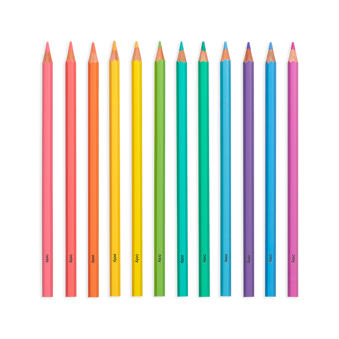 Ooly Pastel Hues Colored Pencils - Set of 12