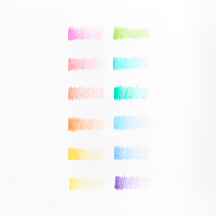 Ooly Pastel Hues Colored Pencils - Set of 12