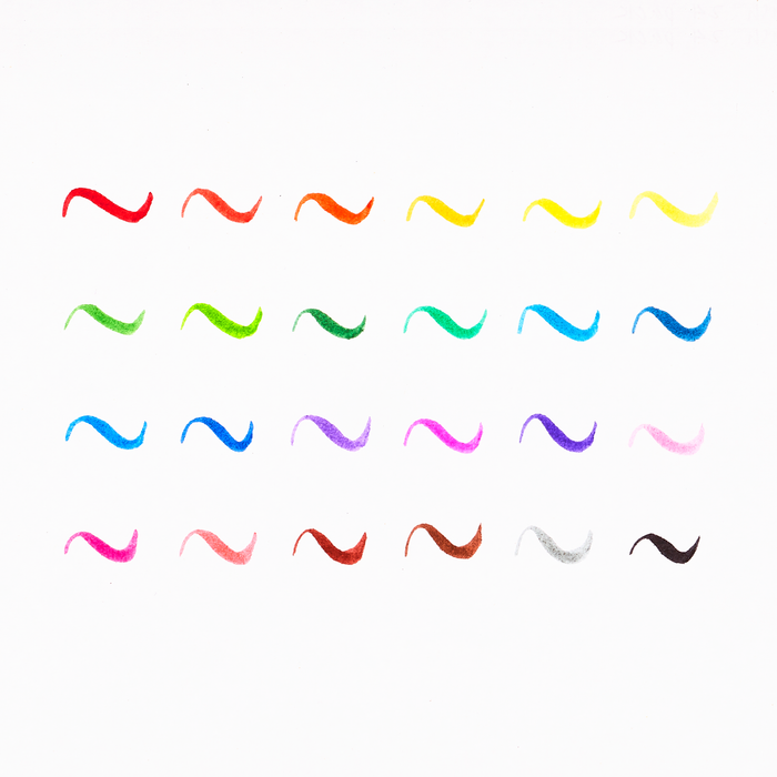 Ooly Brilliant Brush Markers 24 Count