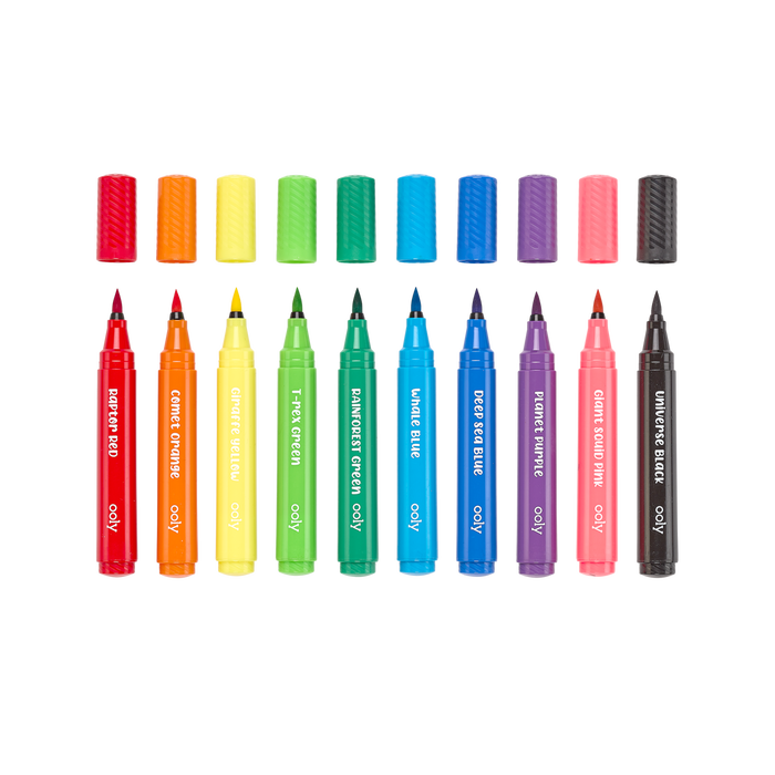 Ooly Big Bright Brush Markers