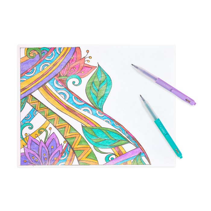 Ooly Oh My Glitter! Retractable Gel Pens - Set of 12