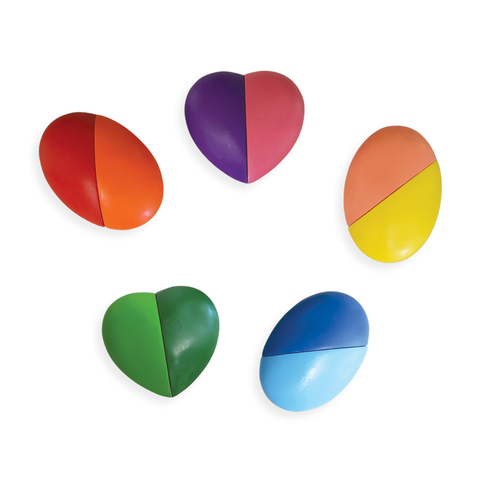 Ooly I Heart Art Erasable Crayons - Set of 6