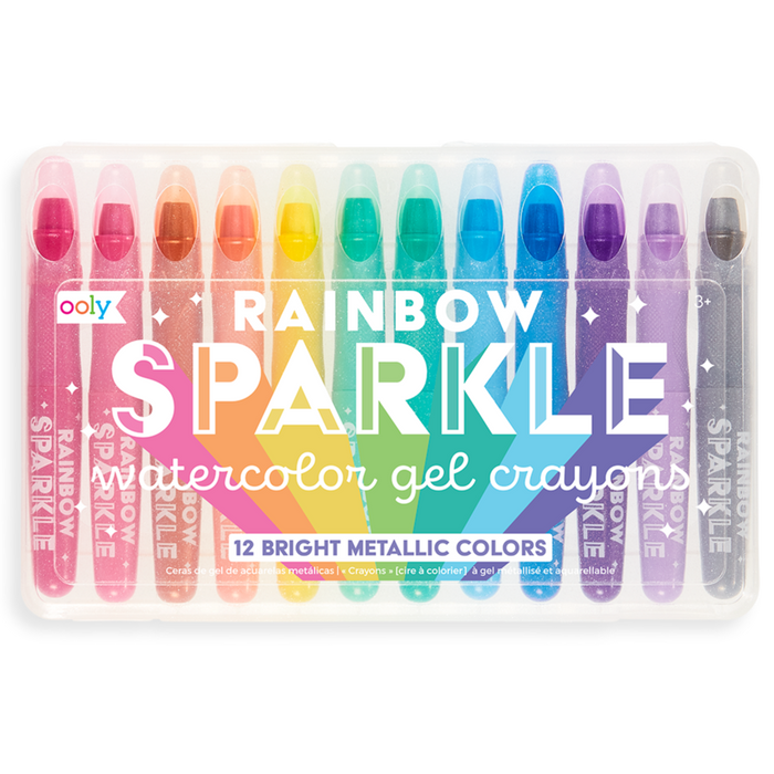 Ooly Rainbow Sparkle Watercolor Gel Crayons