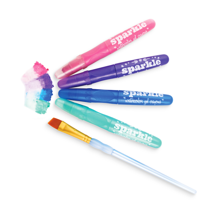 Ooly Rainbow Sparkle Watercolor Gel Crayons