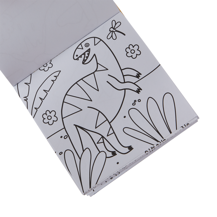 Ooly Carry Along Coloring Book Set - Dinoland