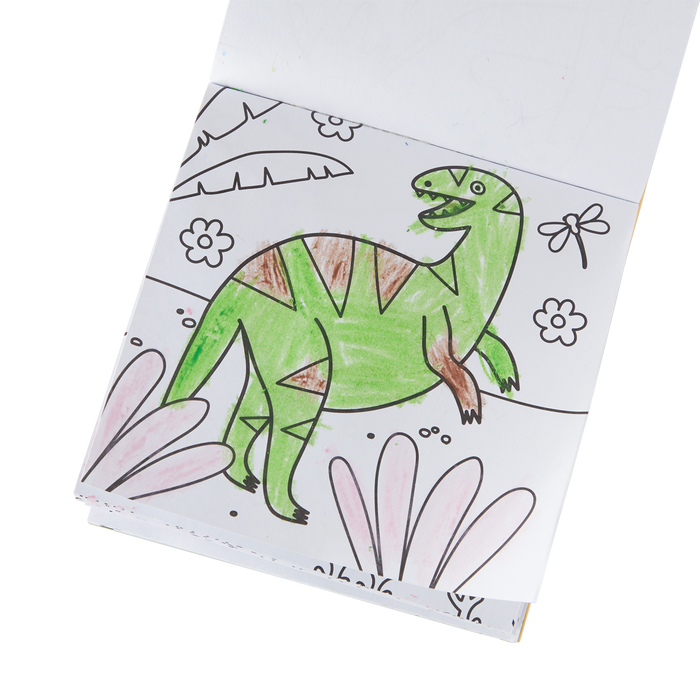 Ooly Carry Along Coloring Book Set - Dinoland