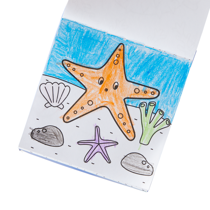 Ooly Carry Along Coloring Book Set - Sea Life