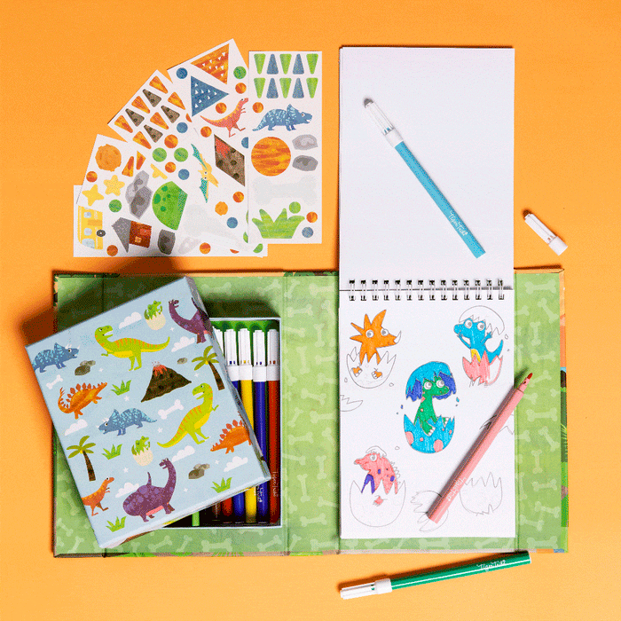 Schylling Coloring Set Dinosaur