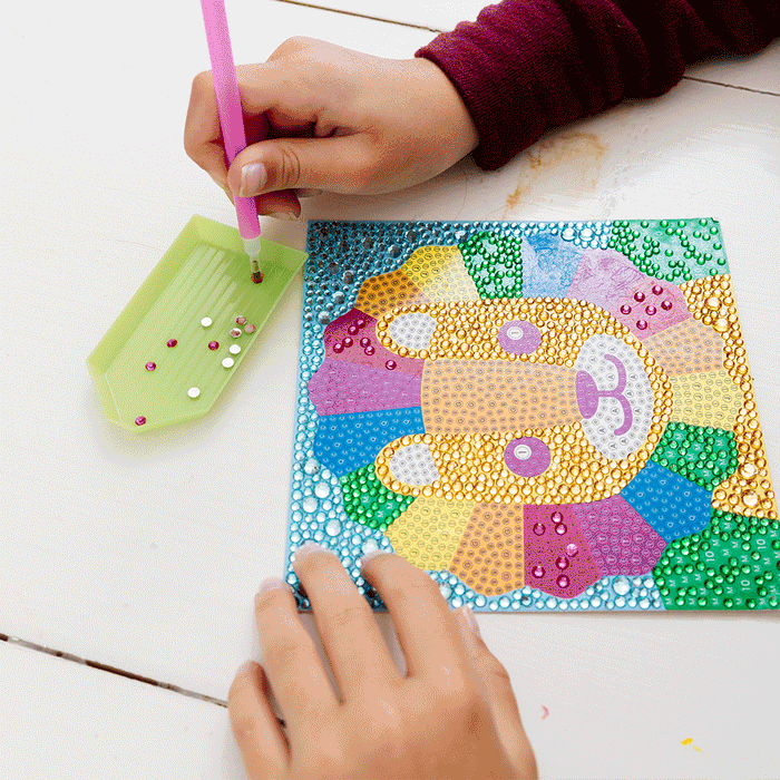 Ooly Razzle Dazzle DIY Gem Art Kit - Lil' Lion