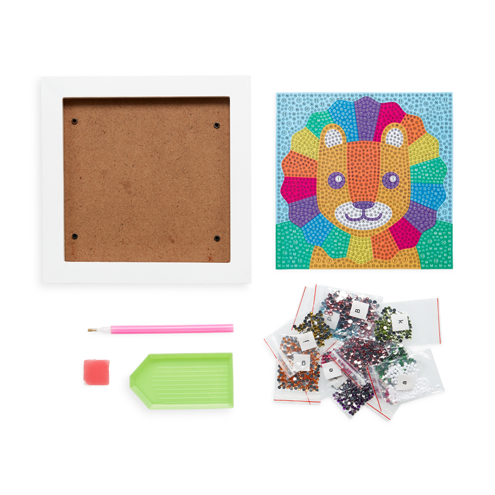 Ooly Razzle Dazzle DIY Gem Art Kit - Lil' Lion