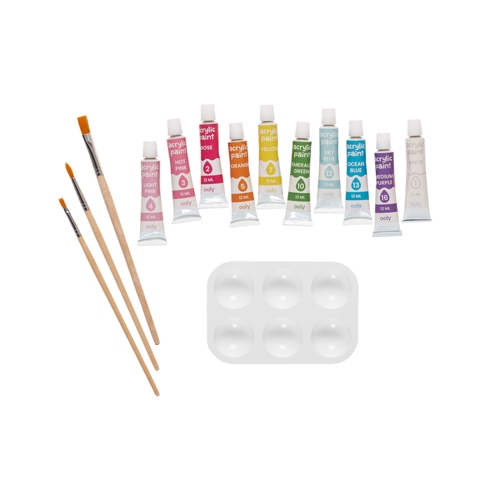 Ooly Colorific Canvas Paint by Number Kit - Magic Unicorn