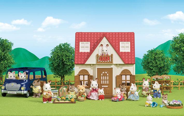Calico Critters Red Roof Cozy Cottage Starter Home