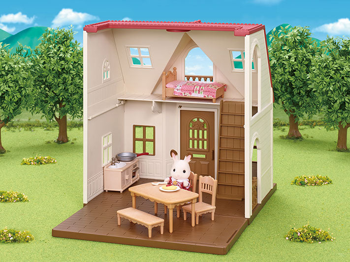 Calico Critters Red Roof Cozy Cottage Starter Home